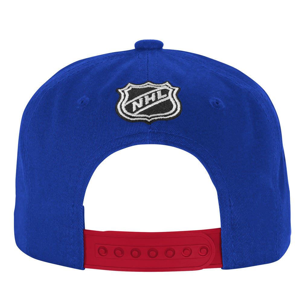 Outerstuff Montreal Canadiens Essentials Youth Flat Brim Snapback Hat