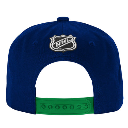 Outerstuff Vancouver Canucks Essentials Youth Flat Brim Snapback Hat