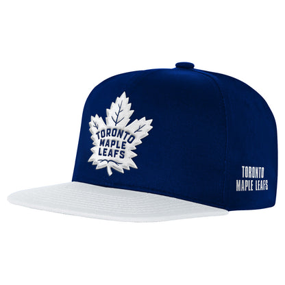 Outerstuff Toronto Maple Leafs Essentials Youth Flat Brim Snapback Hat