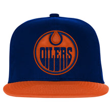 Outerstuff Edmonton Oilers Essentials Youth Flat Brim Snapback Hat