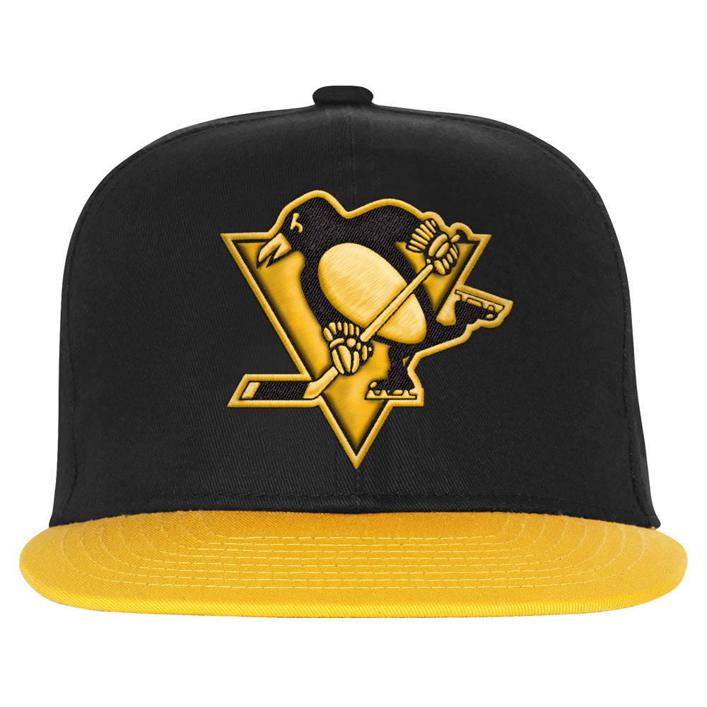 Outerstuff Pittsburgh Penguins Essentials Youth Flat Brim Snapback Hat