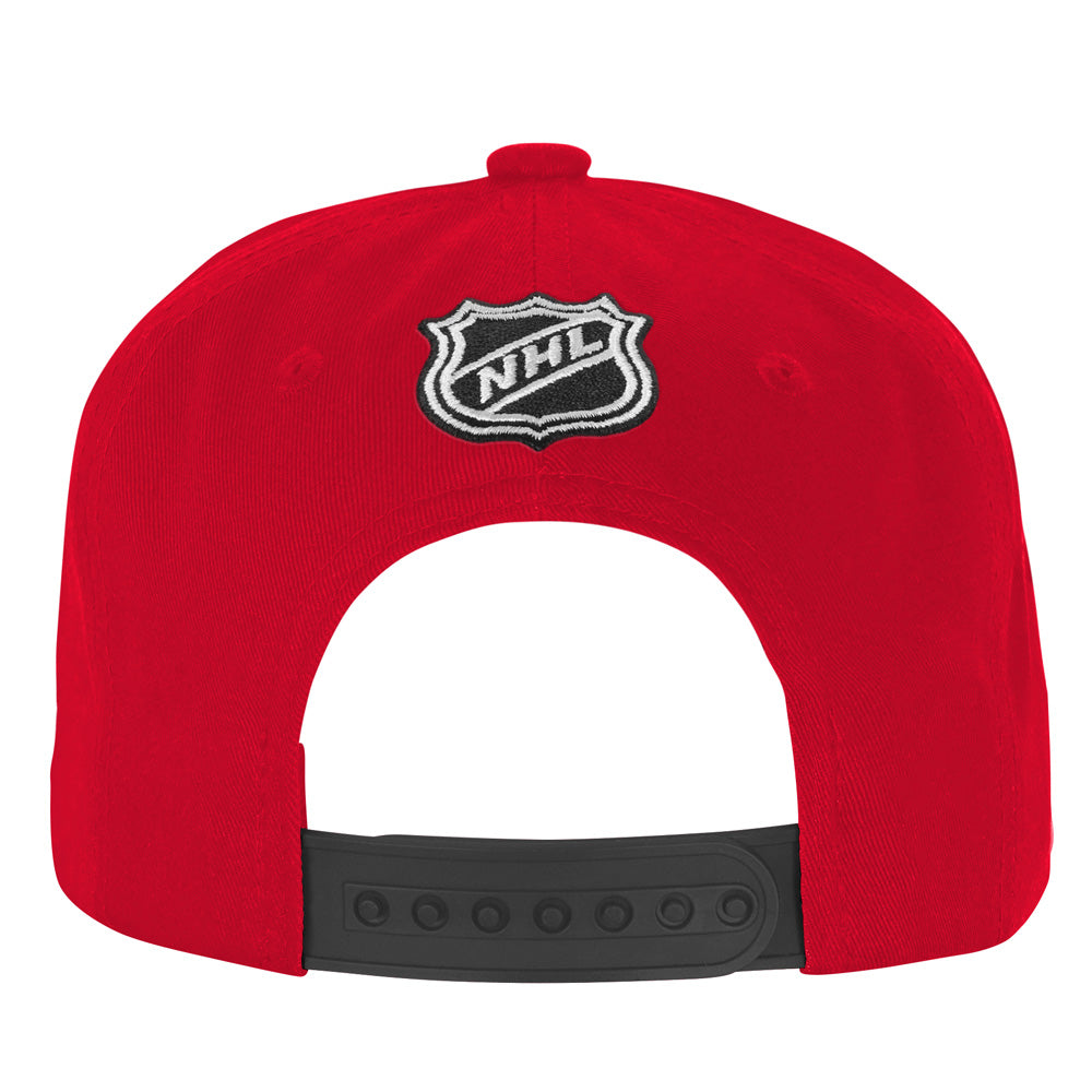 Outerstuff Detroit Red Wings Essentials Youth Flat Brim Snapback Hat