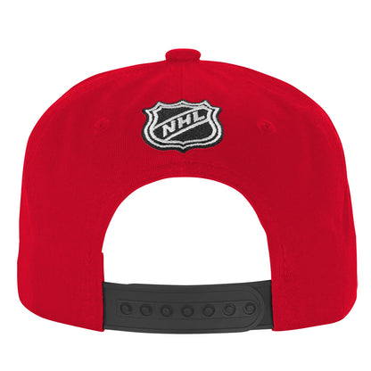 Outerstuff Detroit Red Wings Essentials Youth Flat Brim Snapback Hat