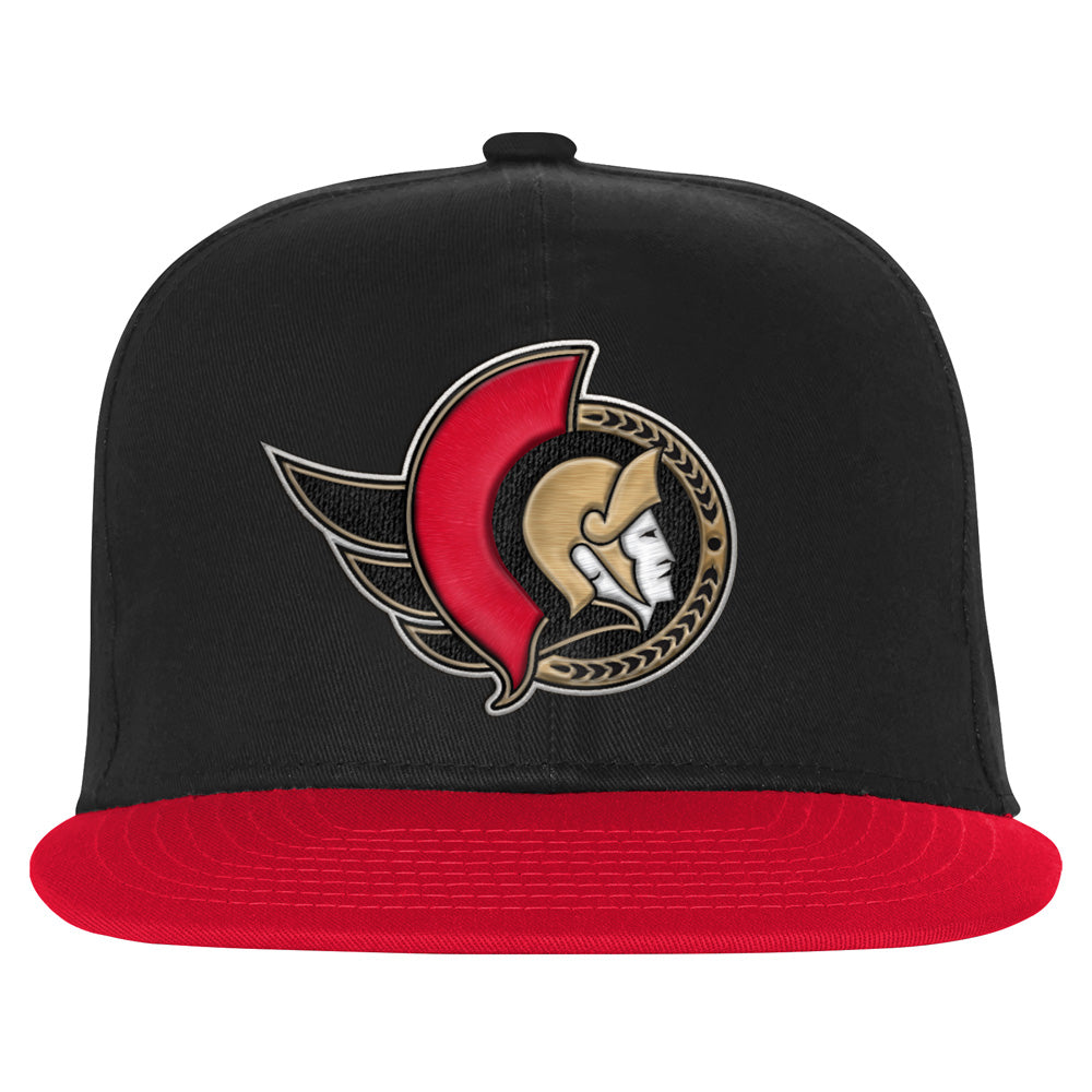 Outerstuff Ottawa Senators Essentials Youth Flat Brim Snapback Hat