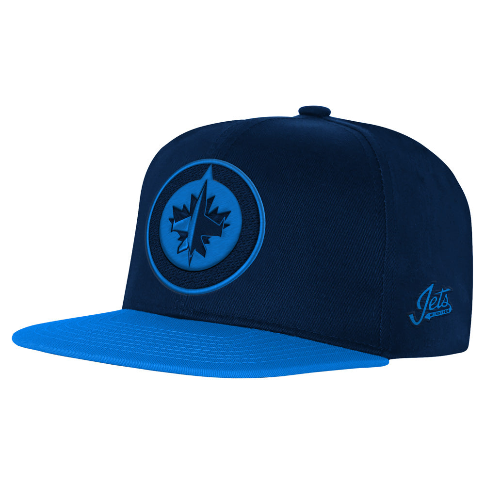 Outerstuff Winnipeg Jets Essentials Youth Flat Brim Snapback Hat