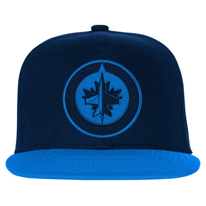 Outerstuff Winnipeg Jets Essentials Youth Flat Brim Snapback Hat