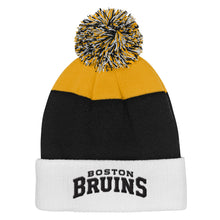 Outerstuff Boston Bruins Essentials Youth Cuffed Knit Pom Toque