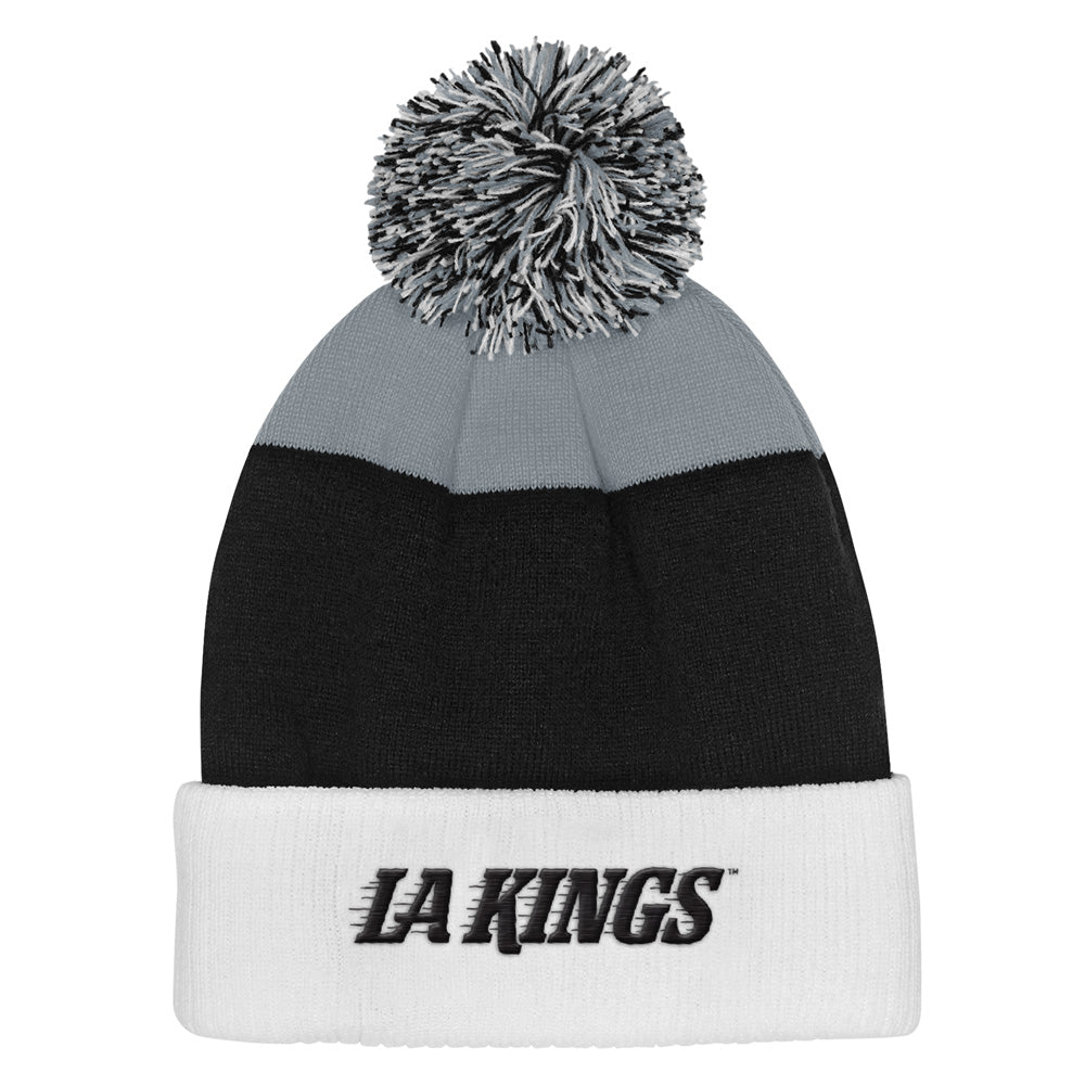 Outerstuff Los Angeles Kings Essentials Youth Cuffed Knit Pom Toque