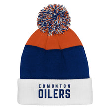 Outerstuff Edmonton Oilers Essentials Youth Cuffed Knit Pom Toque