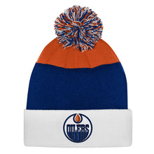 Outerstuff Edmonton Oilers Essentials Youth Cuffed Knit Pom Toque