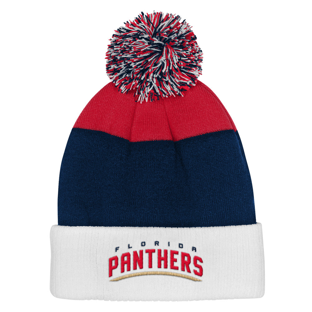 Outerstuff Florida Panthers Essentials Youth Cuffed Knit Pom Toque