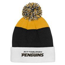 Outerstuff Pittsburgh Penguins Essentials Youth Cuffed Knit Pom Toque