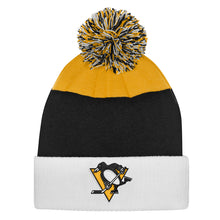 Outerstuff Pittsburgh Penguins Essentials Youth Cuffed Knit Pom Toque