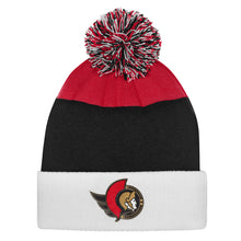 Outerstuff Ottawa Senators Essentials Youth Cuffed Knit Pom Toque