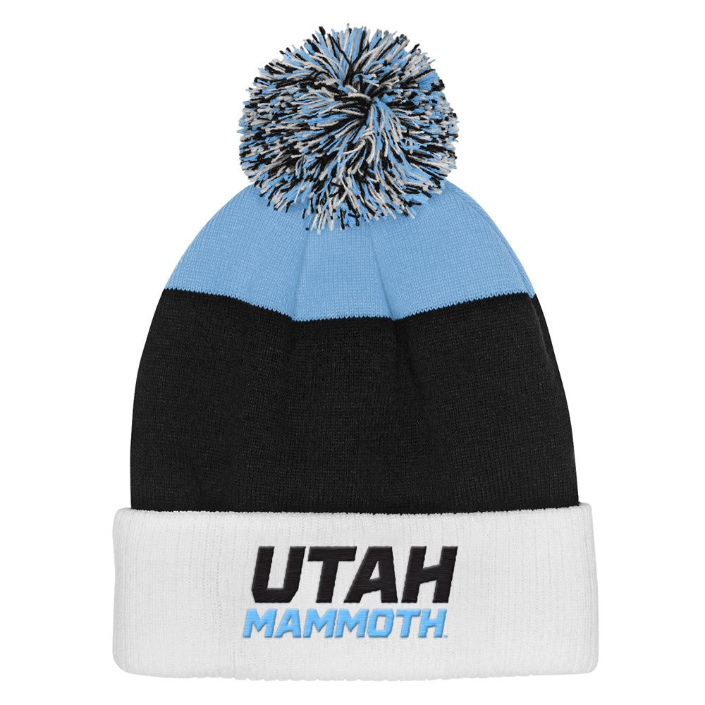 Outerstuff Utah Mammoth Essentials Youth Cuffed Knit Pom Toque