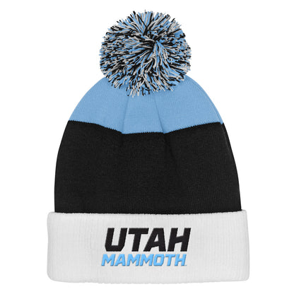 Outerstuff Utah Mammoth Essentials Youth Cuffed Knit Pom Toque