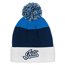 Outerstuff Winnipeg Jets Essentials Youth Cuffed Knit Pom Toque