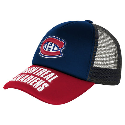 Outerstuff Montreal Canadiens True Retro Youth Meshback Trucker Hat