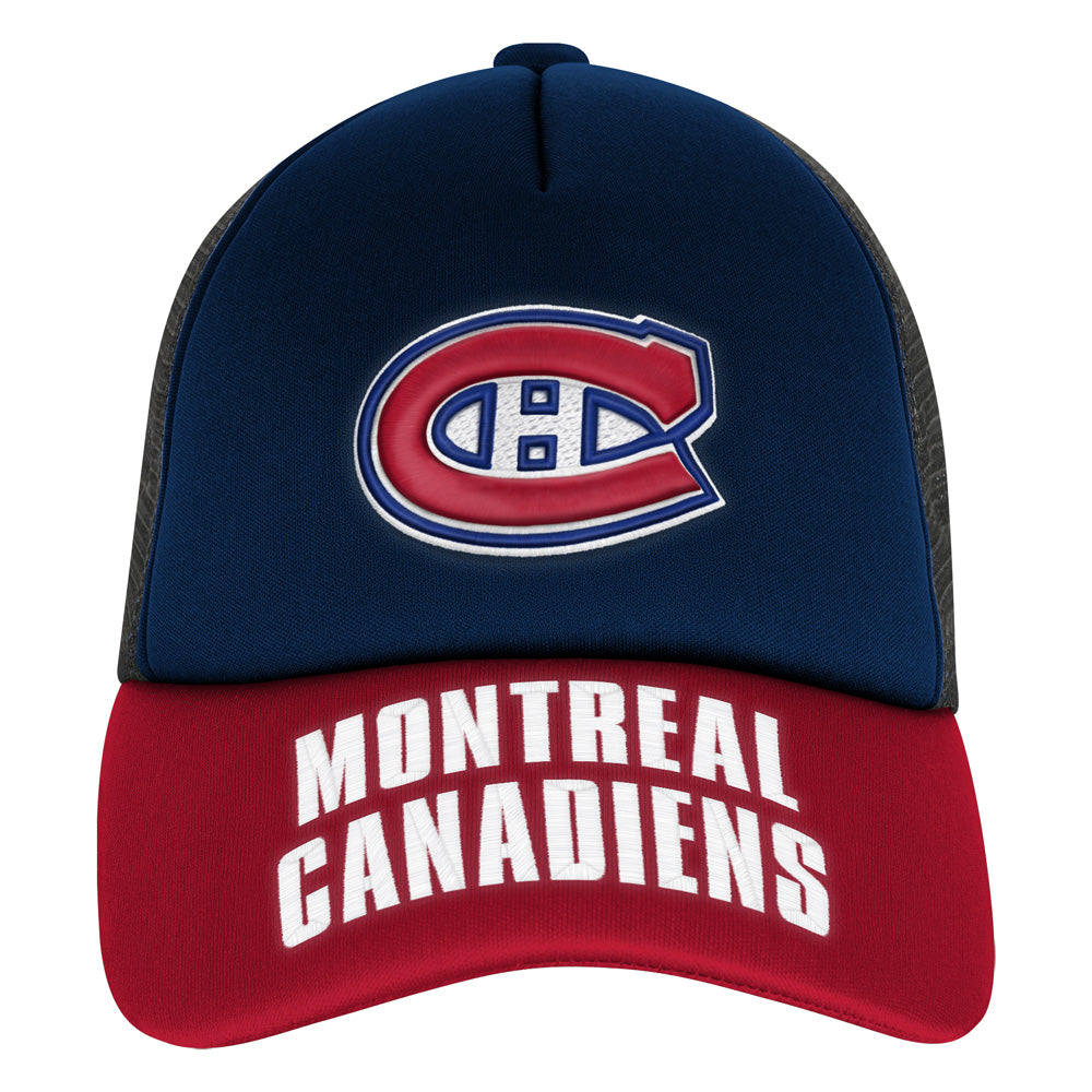Outerstuff Montreal Canadiens True Retro Youth Meshback Trucker Hat