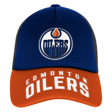 Outerstuff Edmonton Oilers True Retro Youth Meshback Trucker Hat