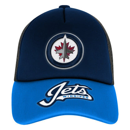 Outerstuff Winnipeg Jets True Retro Youth Meshback Trucker Hat