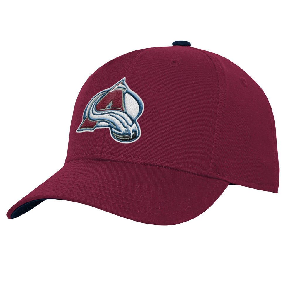 Colorado Avalanche Youth Precurved Burgundy Snapback Hat