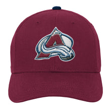 Colorado Avalanche Youth Precurved Burgundy Snapback Hat