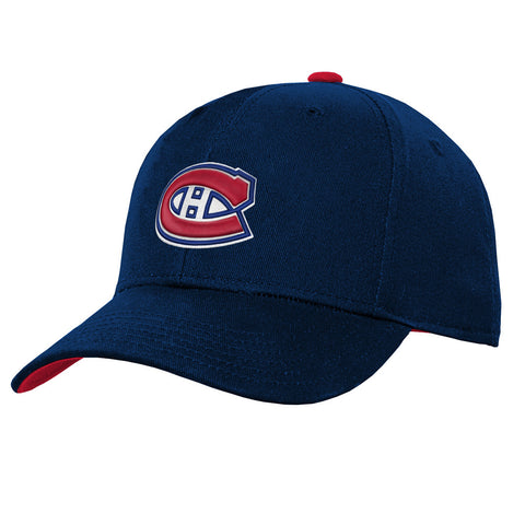 MONTREAL CANADIENS YOUTH PRECURVED SNAPBACK HAT