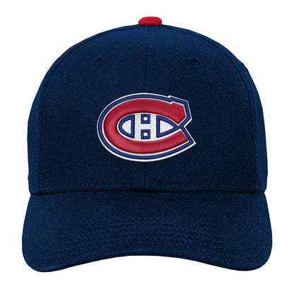 MONTREAL CANADIENS YOUTH PRECURVED SNAPBACK HAT