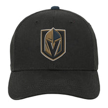 VEGAS GOLDEN KNIGHTS YOUTH PRECURVED BLACK SNAPBACK HAT