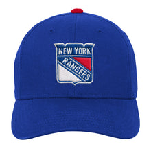 Outerstuff New York Rangers Youth Precurved Blue Snapback Hat
