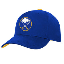 BUFFALO SABRES YOUTH PRECURVED BLACK SNAPBACK HAT