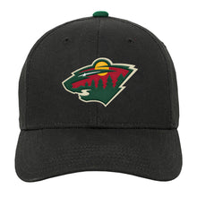 Outerstuff Minnesota Wild Youth Precurved Black Snapback Hat