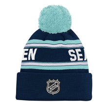 Seattle Kraken Youth Jacquard Cuffed Knit Toque With Pom