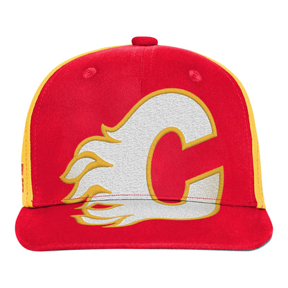 Youth Calgary Flames Top Player Deadstock Snapback Hat