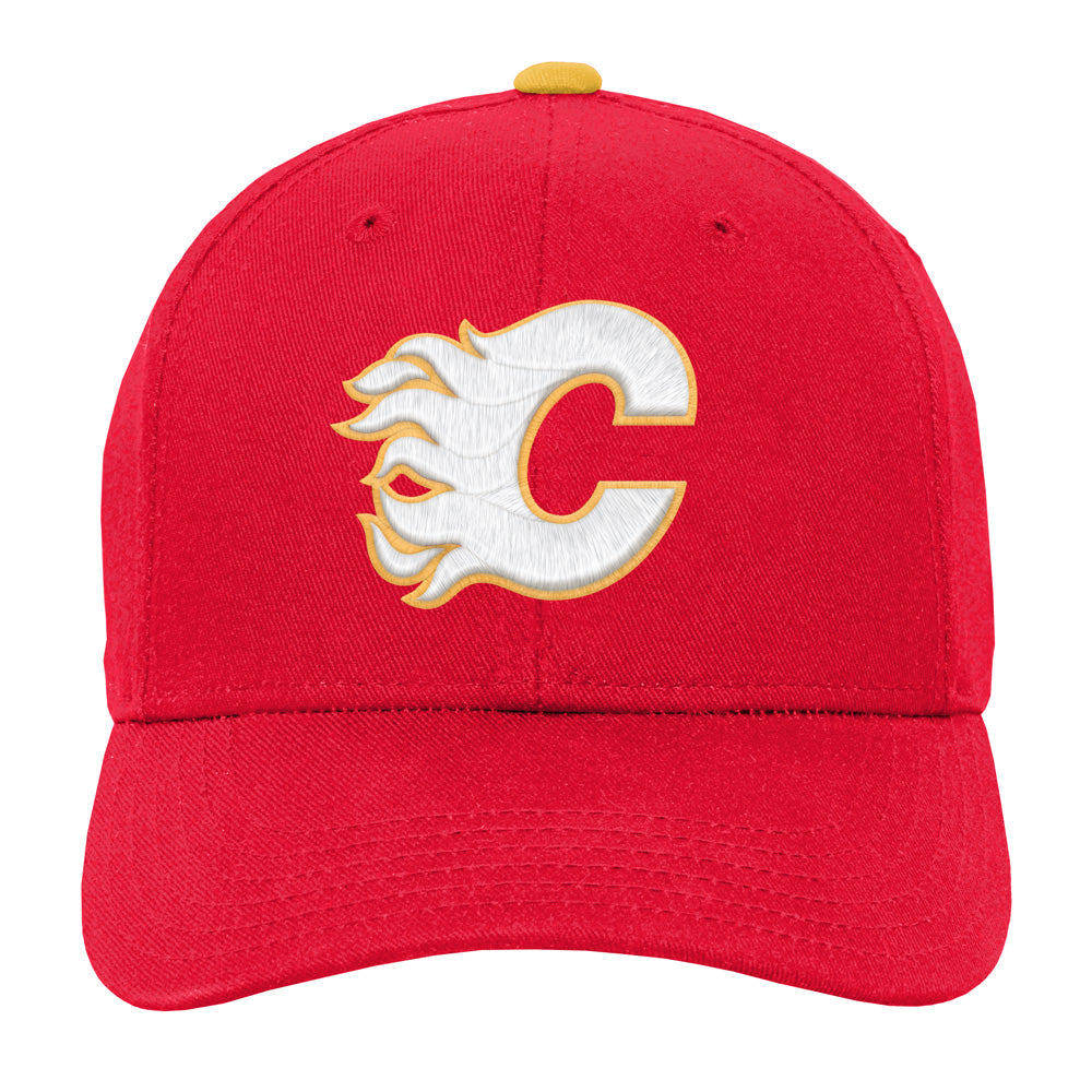 CALGARY FLAMES CHILDRENS PRECURVED SNAPBACK HAT