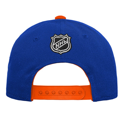 Outerstuff New York Islanders Youth Precurved Blue Snapback Hat