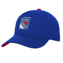 Outerstuff New York Rangers Youth Precurved Blue Snapback Hat