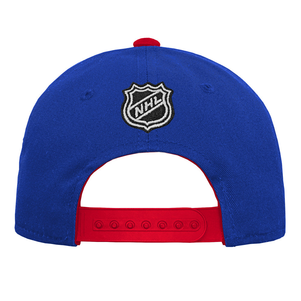 Outerstuff New York Rangers Youth Precurved Blue Snapback Hat
