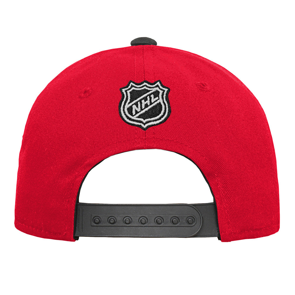 Outerstuff Detroit Red Wings Youth Precurved Red Snapback Hat