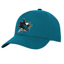 Outerstuff San Jose Sharks Youth Precurved Teal Snapback Hat