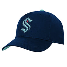 Outerstuff Seattle Kraken Youth Precurved Navy Snapback Hat