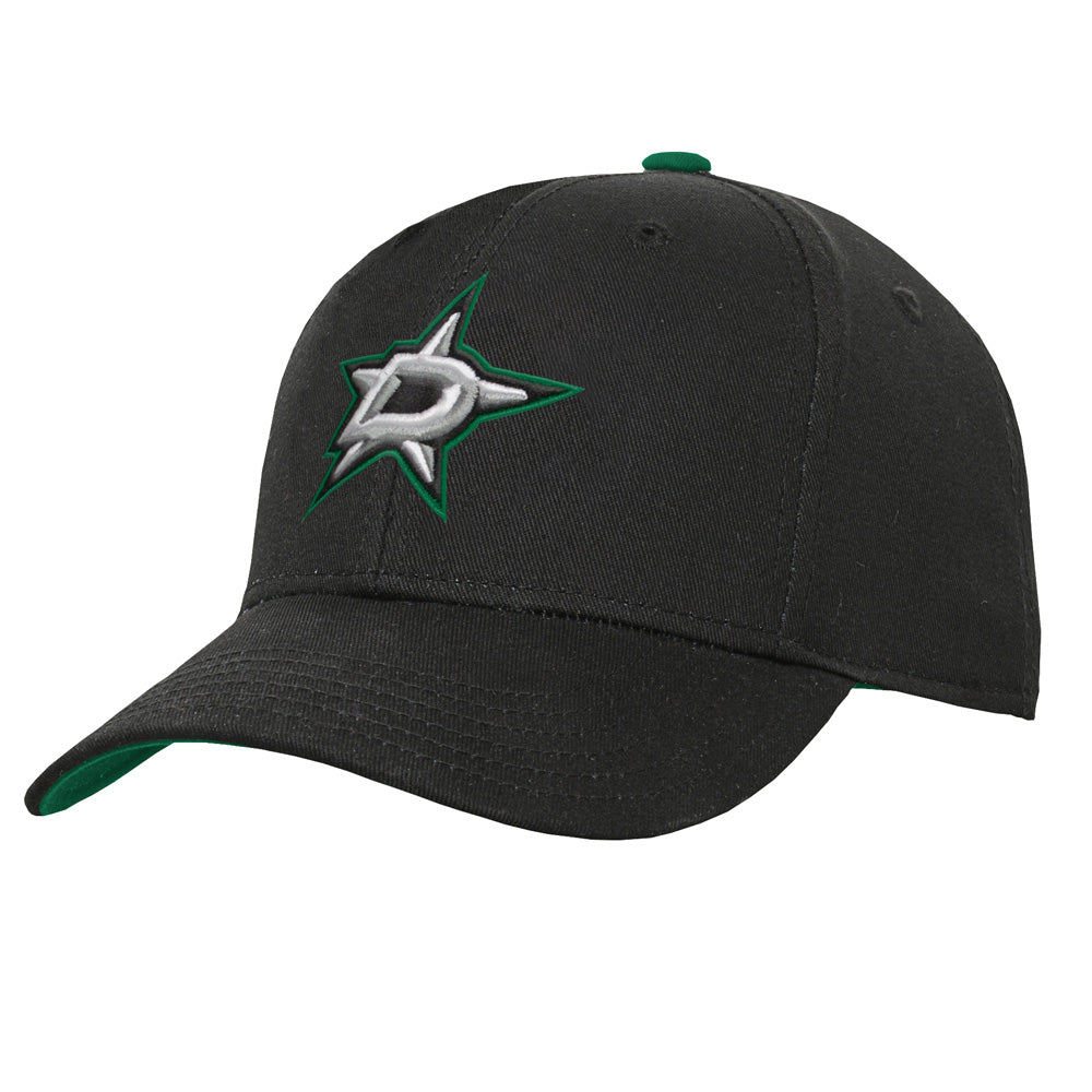 Outerstuff Dallas Stars Youth Precurved Black Snapback Hat