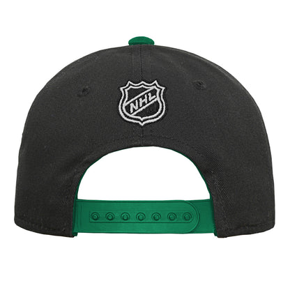 Outerstuff Dallas Stars Youth Precurved Black Snapback Hat