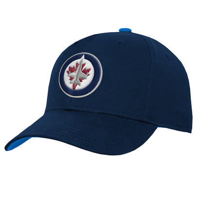 Outerstuff Winnipeg Jets Children's Precurved Blue Snapback Hat