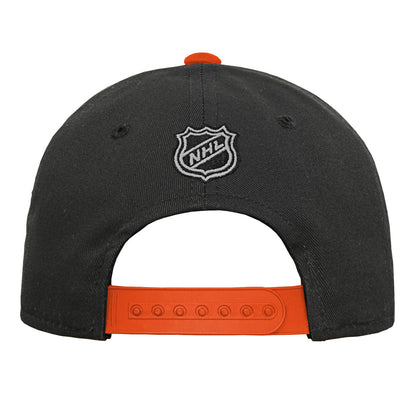Outerstuff Anaheim Ducks Youth Precurved Black Snapback Hat