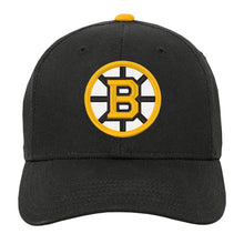 Outerstuff Boston Bruins Youth Precurved Black Snapback Hat