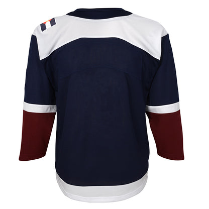 COLORADO AVALANCHE YOUTH PREMIER ALTERNATE NAVY JERSEY
