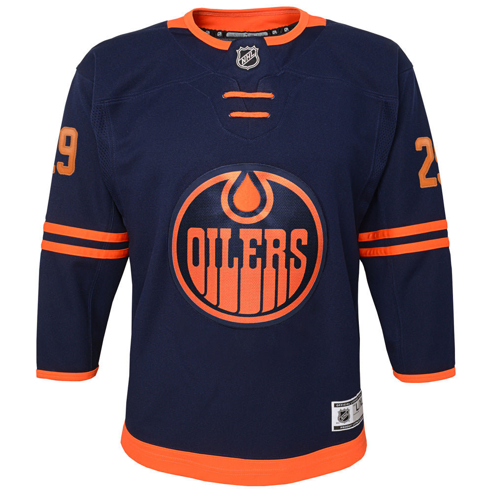 Outerstuff Edmonton Oilers Leon Draisaitl Youth Alternate Jersey