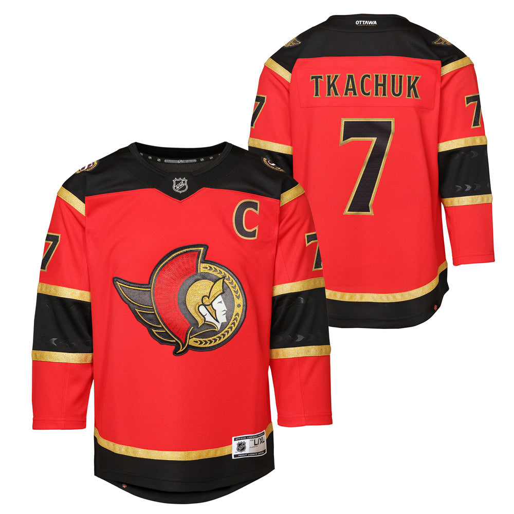 Outerstuff Ottawa Senators Brady Tkachuk Youth Alternate Jersey